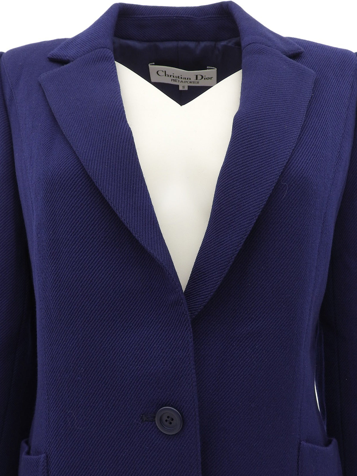 Blue wool tailored jacket