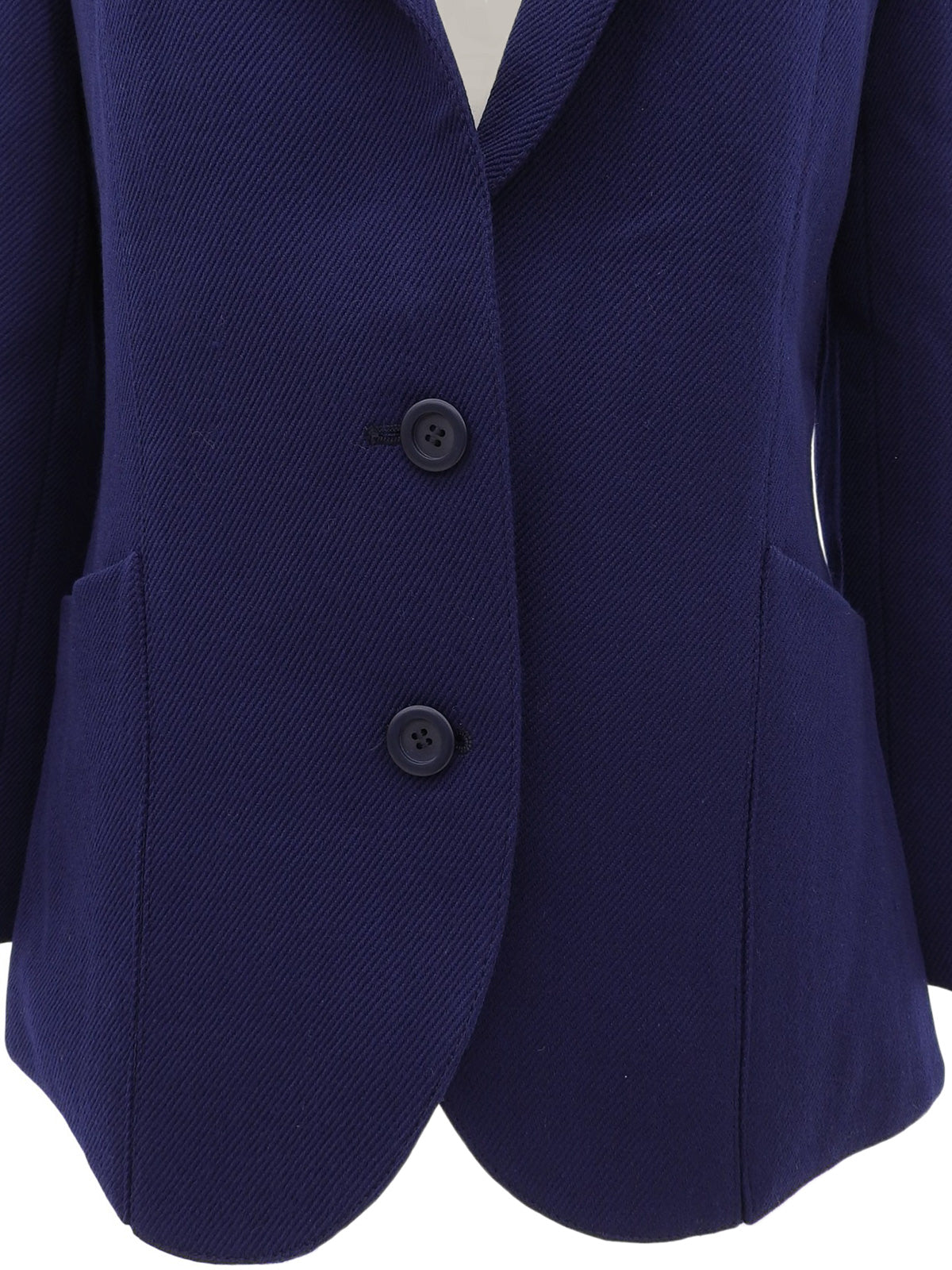 Blue wool tailored jacket