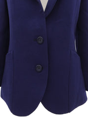 Blue wool tailored jacket