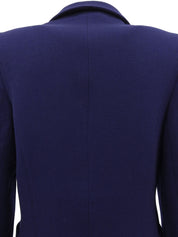 Blue wool tailored jacket