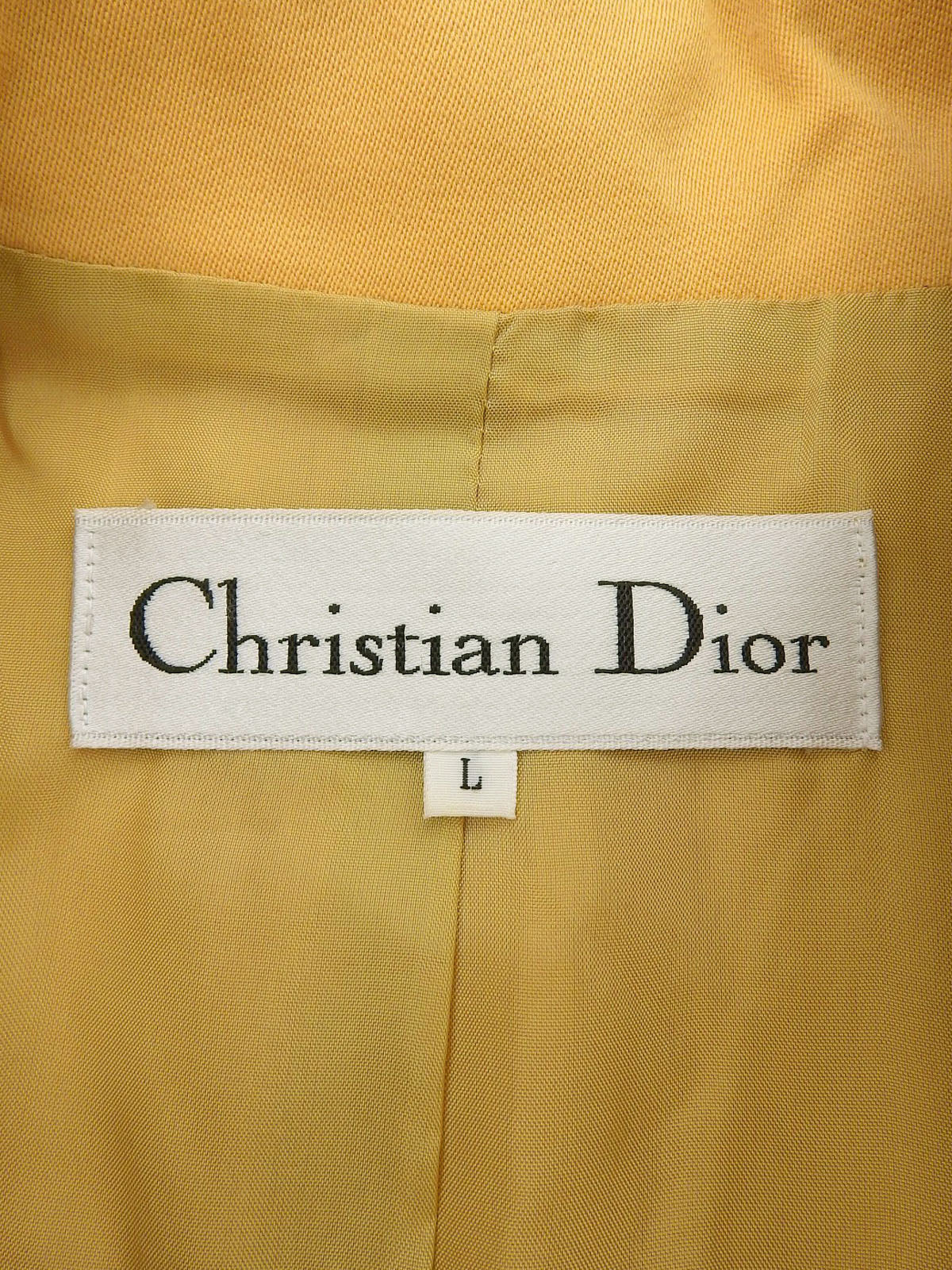 ウールデザインステッチジャケット マスタードイエロー