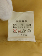 ウールデザインステッチジャケット マスタードイエロー