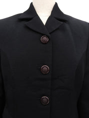 メデューサボタンジャケット ブラック