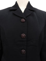 Medusa Button Jacket #40 Black