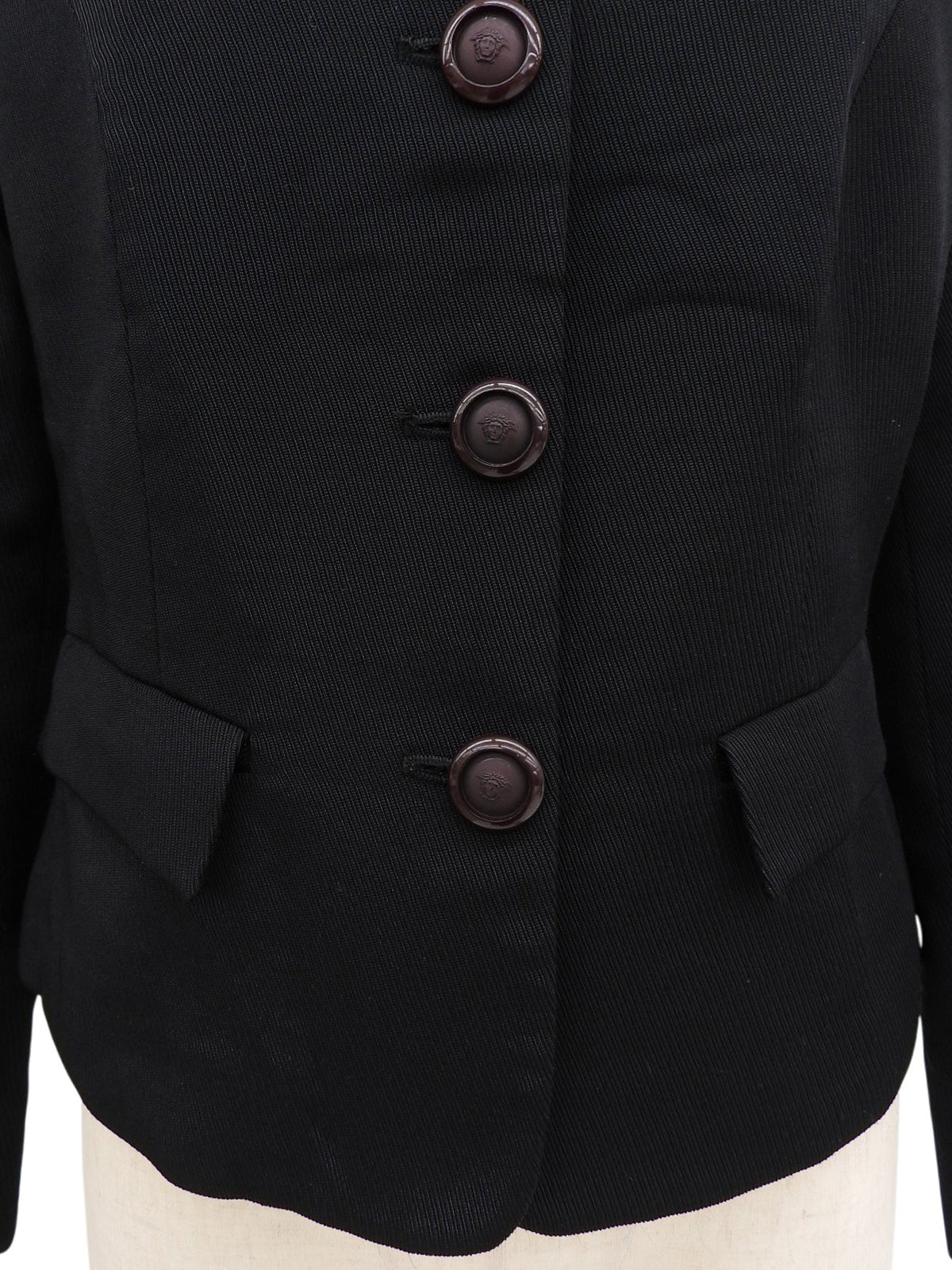 メデューサボタンジャケット ブラック