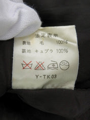 Navy pinstripe pattern tailored jacket