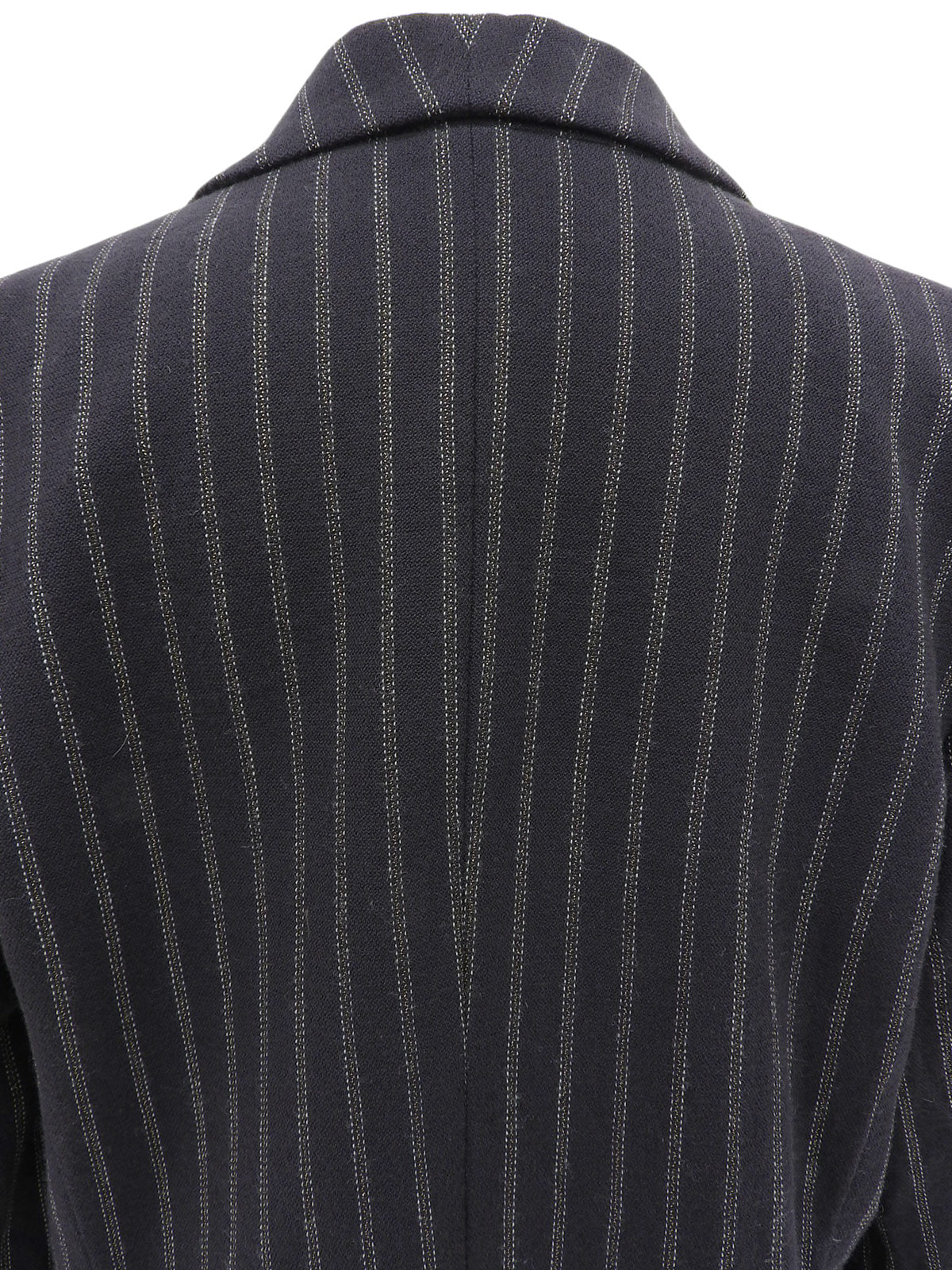 Navy pinstripe pattern tailored jacket