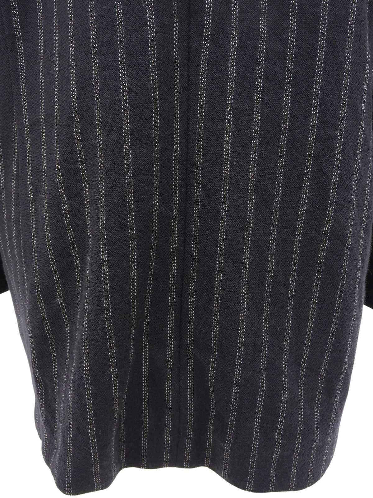 Navy pinstripe pattern tailored jacket