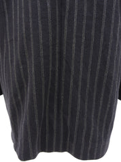 Navy pinstripe pattern tailored jacket