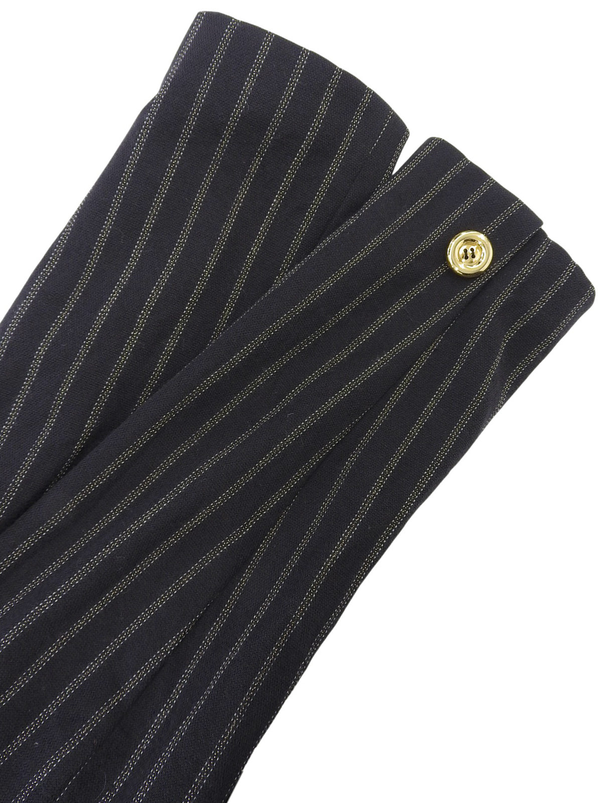 Navy pinstripe pattern tailored jacket