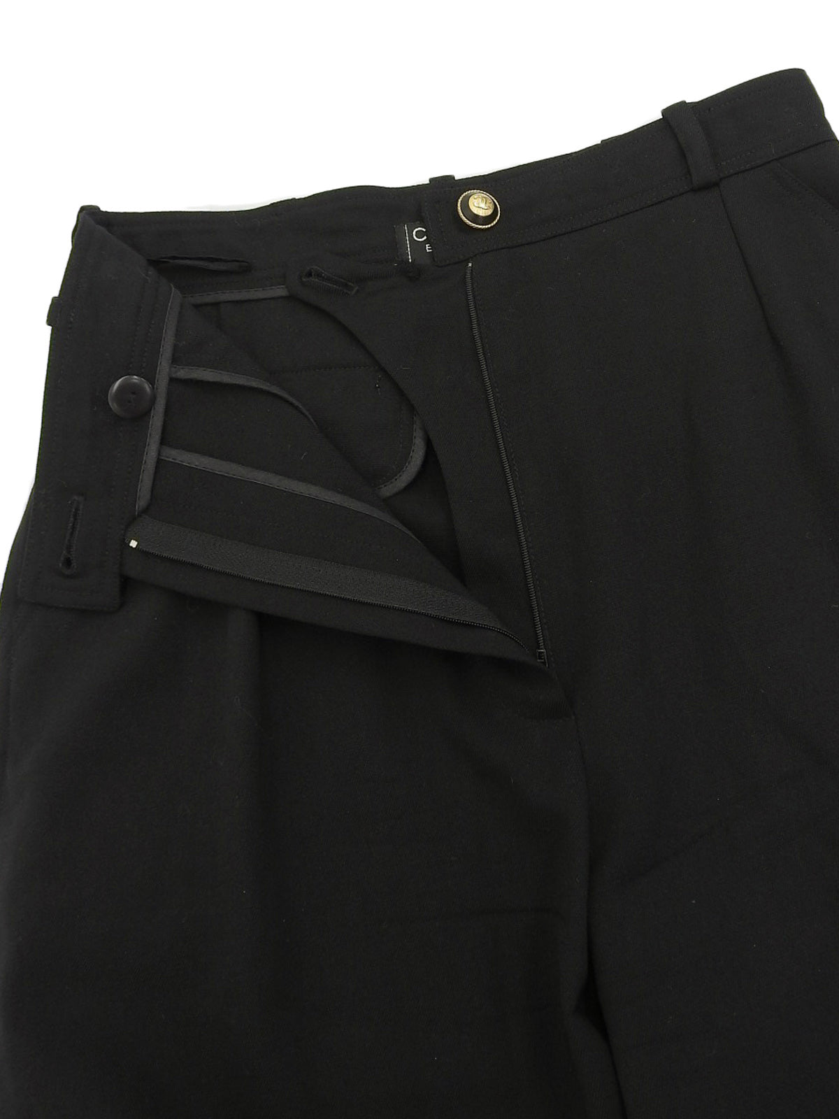 1993年製 CCマークボタンスラックスパンツ ブラック
