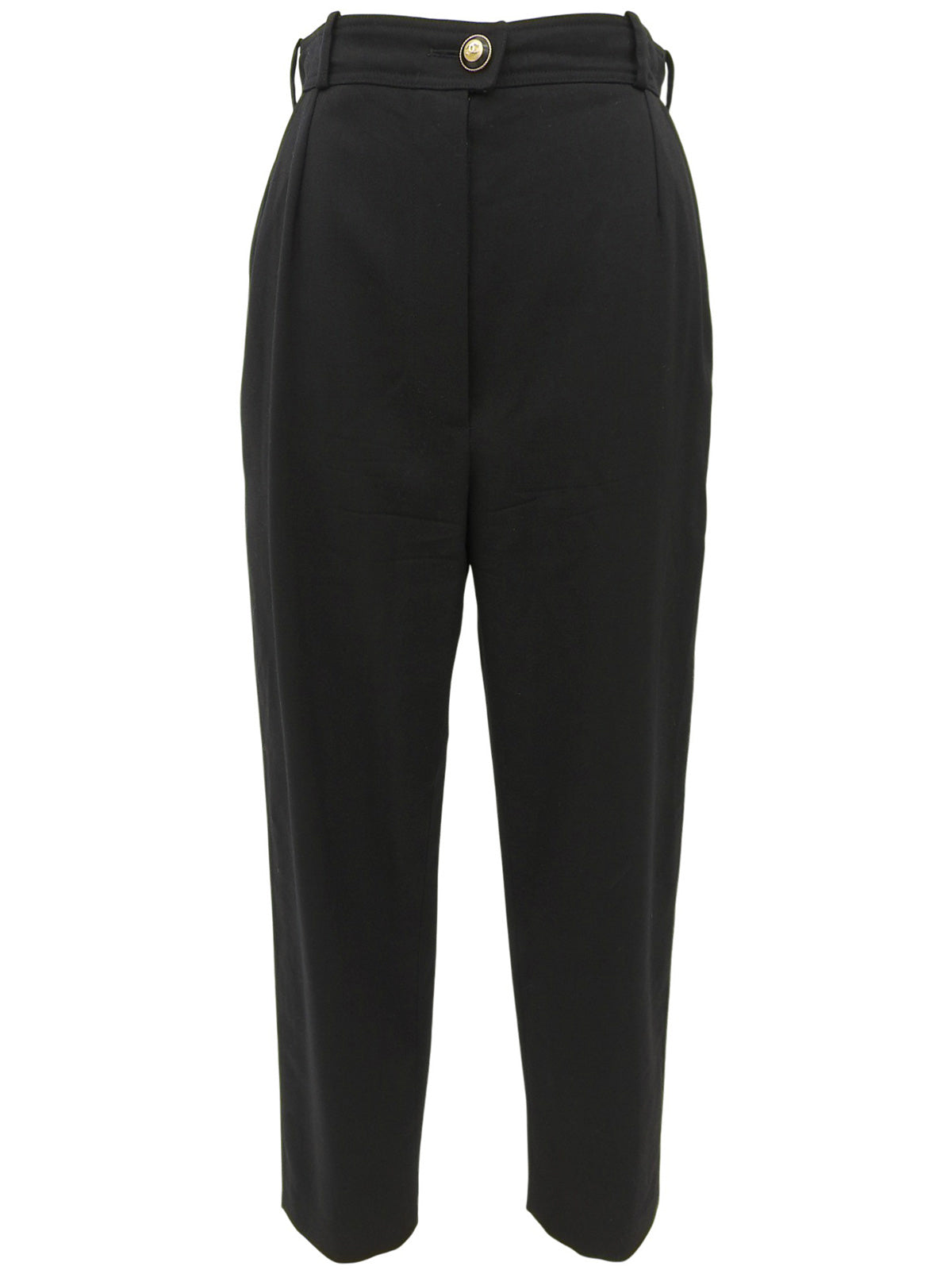 1993年製 CCマークボタンスラックスパンツ ブラック