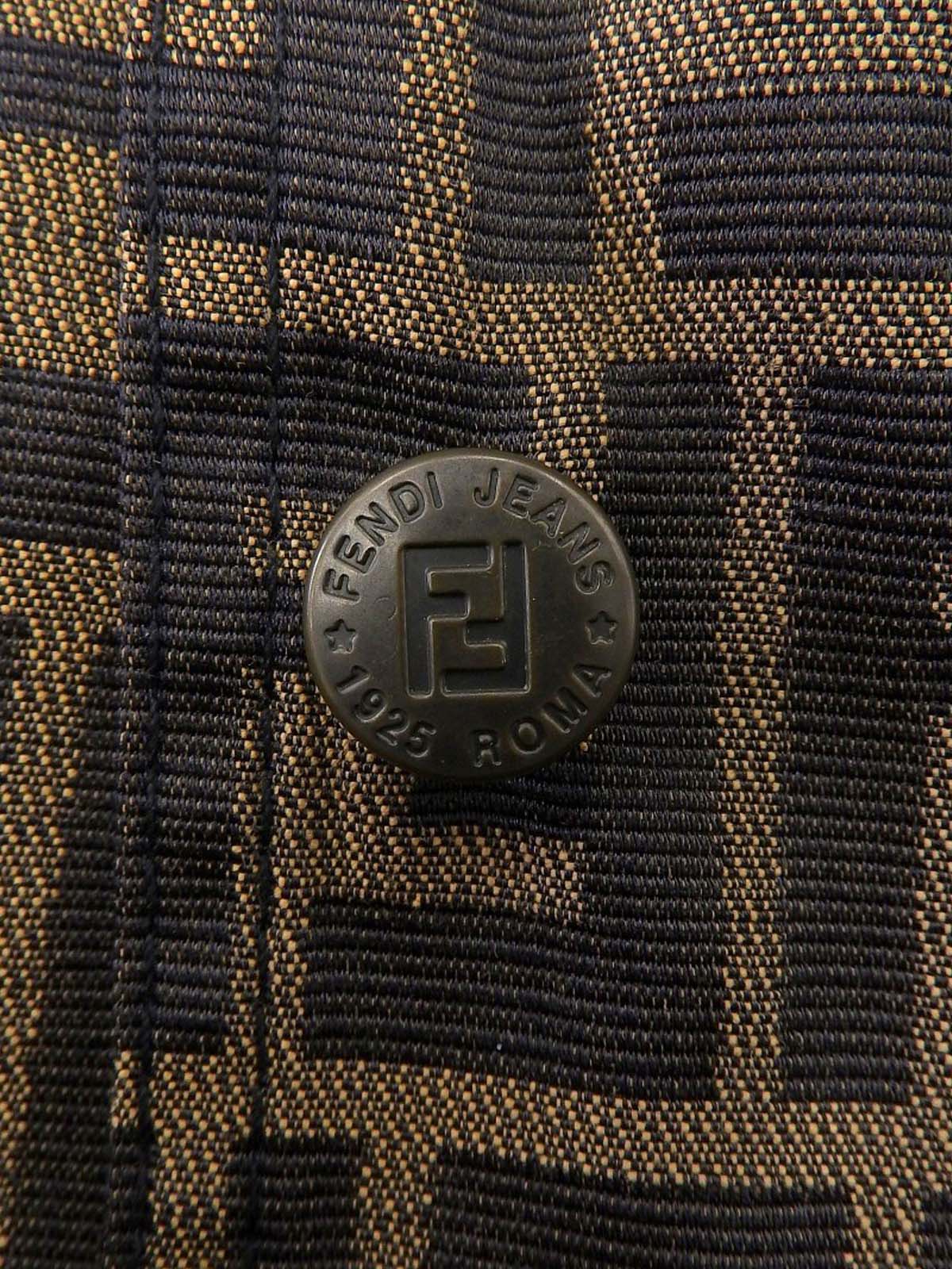 Zucca pattern vest brown