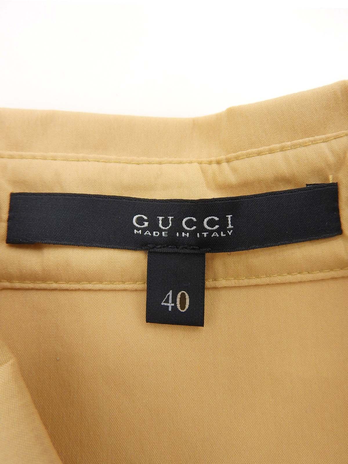 Shaley Line Short Sleeve Shirt Beige