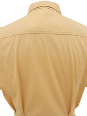 Shaley Line Short Sleeve Shirt Beige