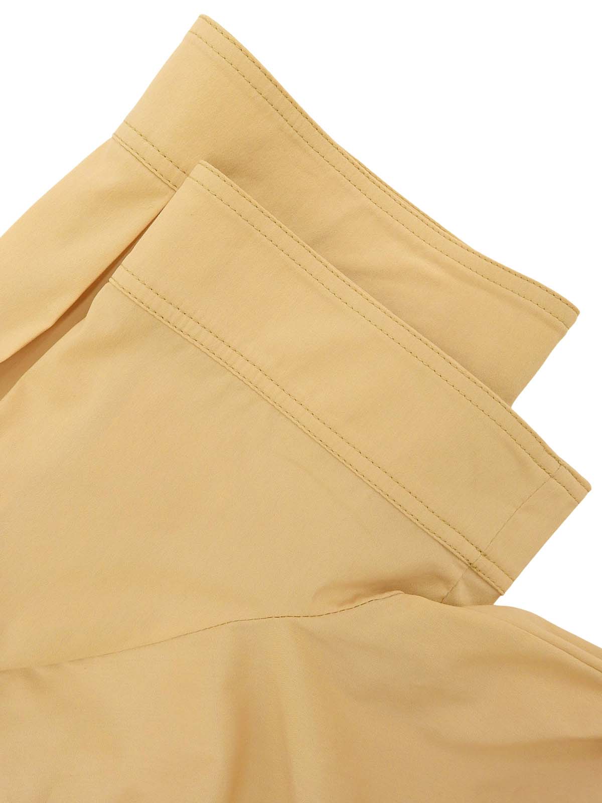 Shaley Line Short Sleeve Shirt Beige