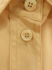 Shaley Line Short Sleeve Shirt Beige