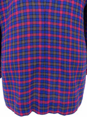 ブロックチェックパターンジャケット ピンク/ブルー/マルチ