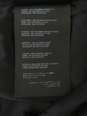 ナイロンフレアスカート ブラック