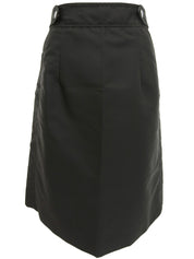 ナイロンフレアスカート ブラック