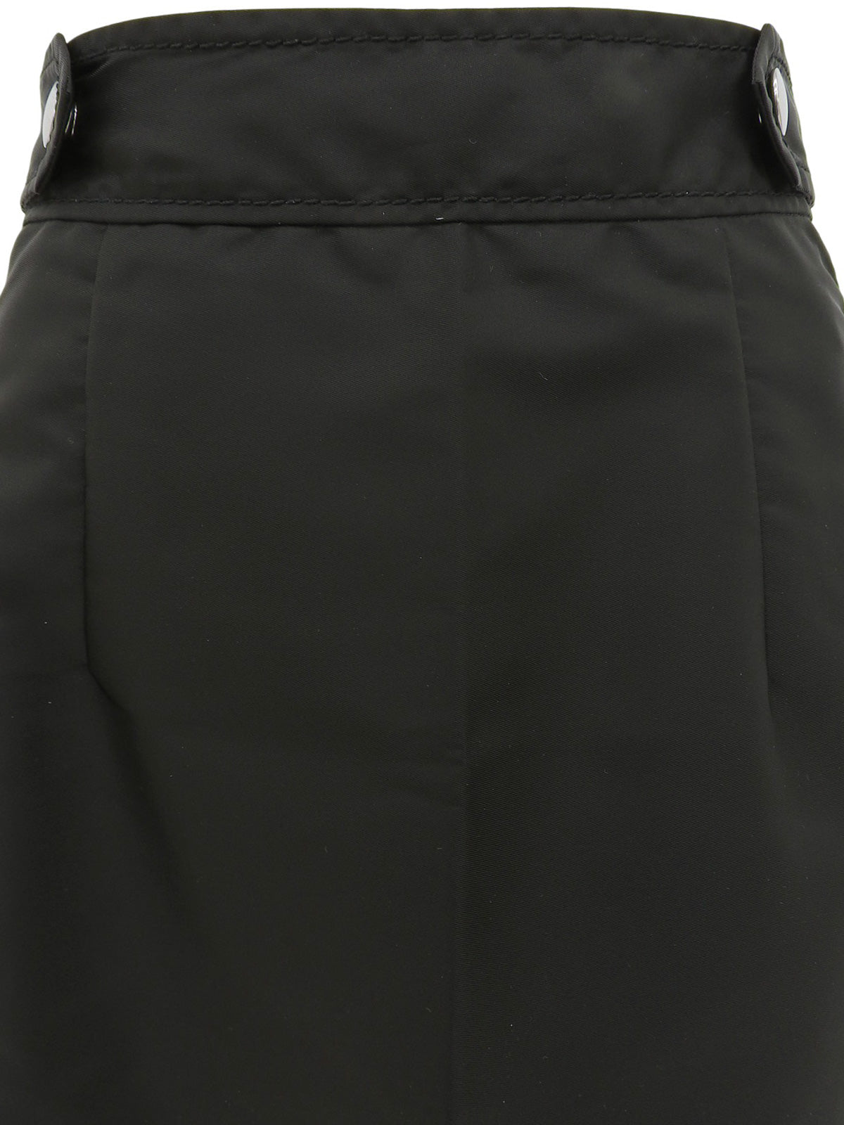 ナイロンフレアスカート ブラック