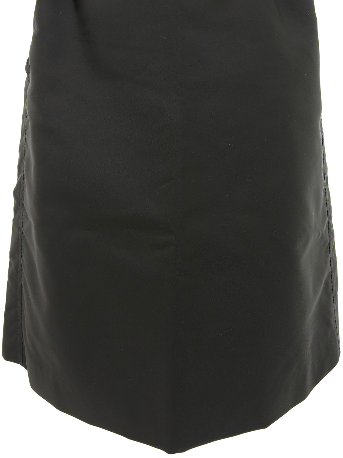 ナイロンフレアスカート ブラック