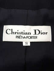 无领设计，蓝/黑色