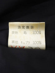 无领设计，蓝/黑色