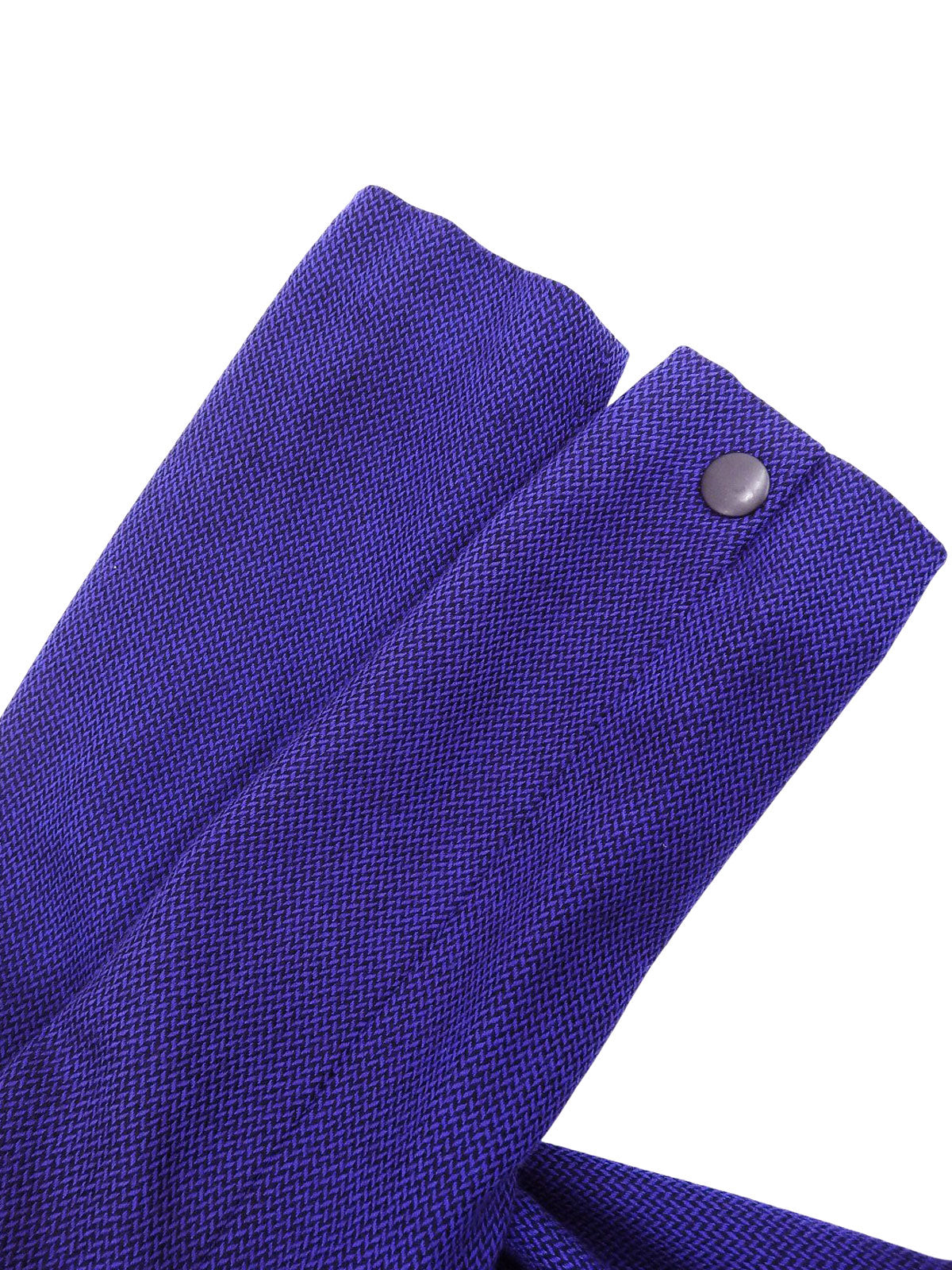 无领设计，蓝/黑色