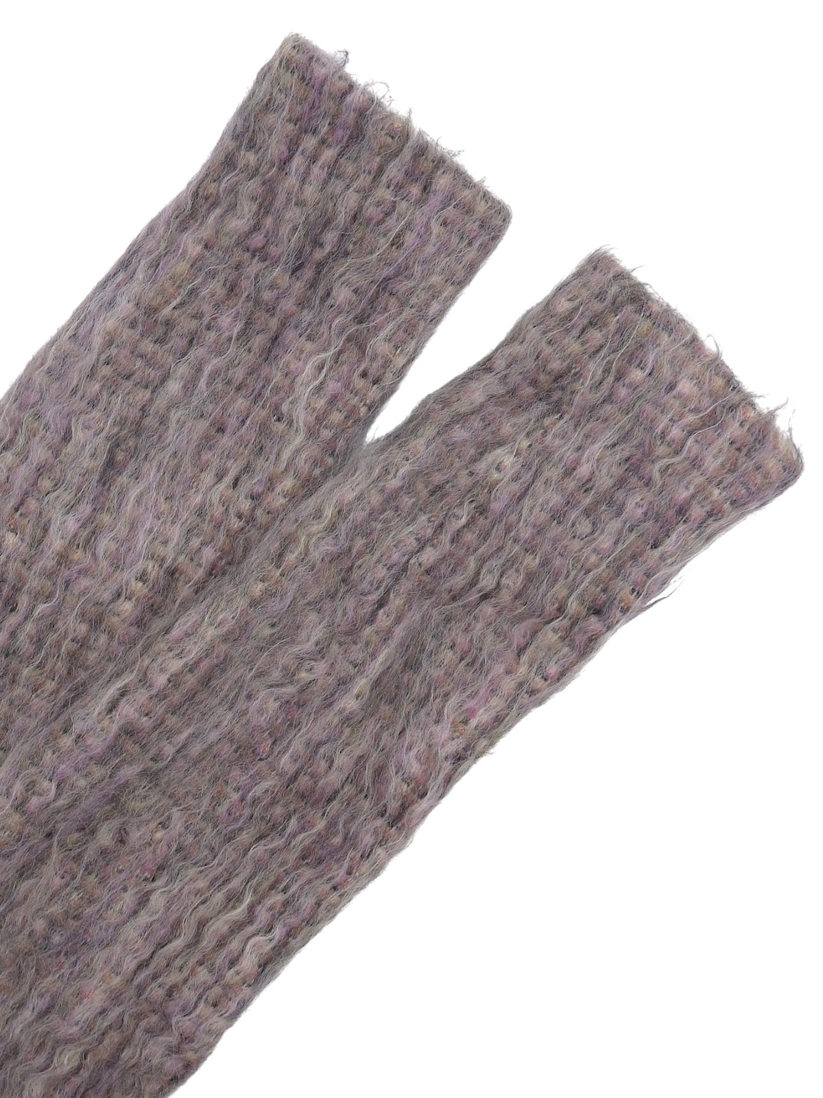 Mohair Design Pattern Jacket in Purple/Multi