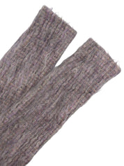 Mohair Design Pattern Jacket in Purple/Multi