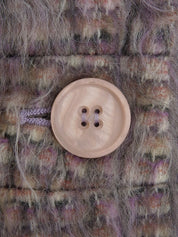 Mohair Design Pattern Jacket in Purple/Multi