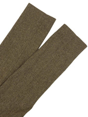 Fur collar waist belted jacket brown