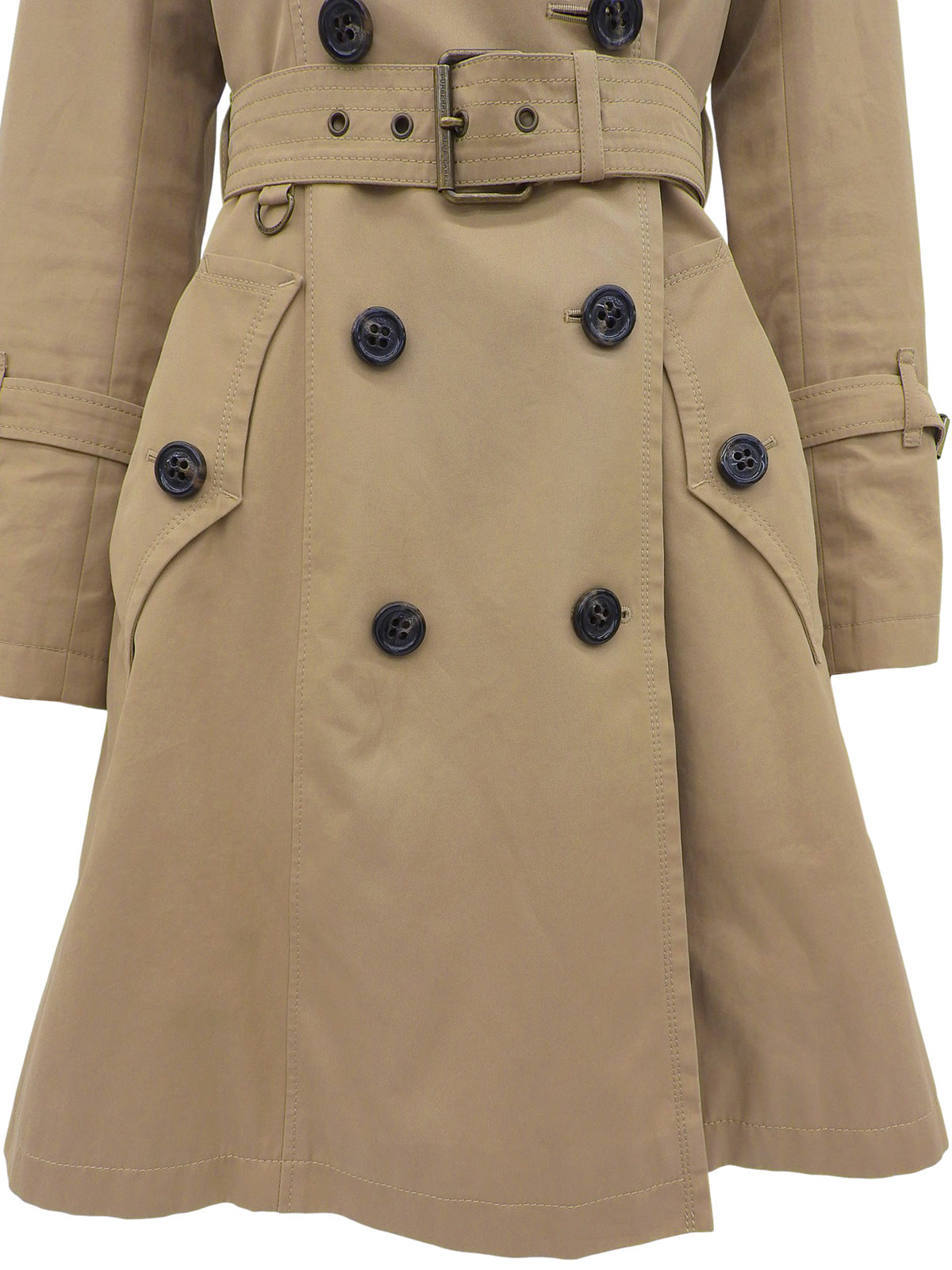 ノバチェックライニングトレンチコート ベージュ