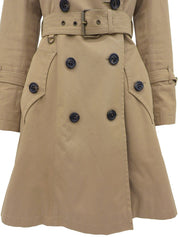 ノバチェックライニングトレンチコート ベージュ