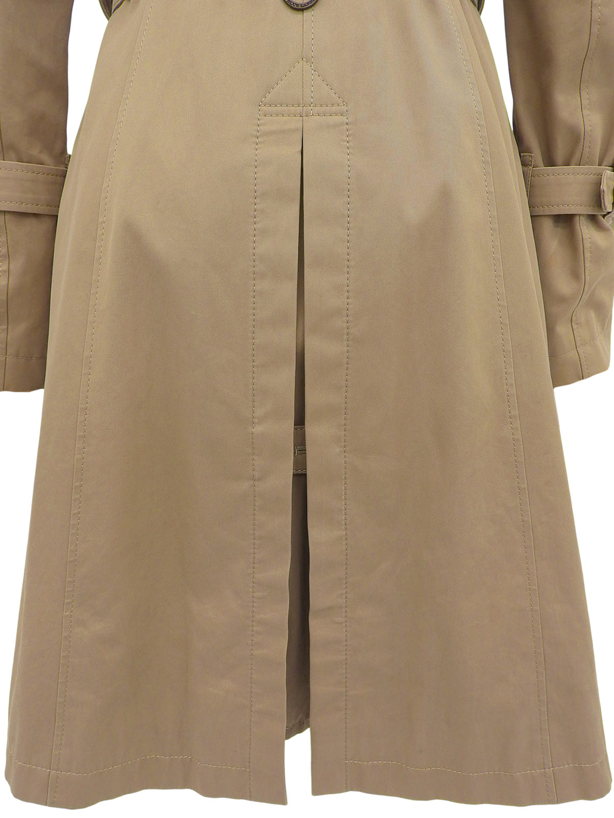 米色 Nova 格纹衬里风衣