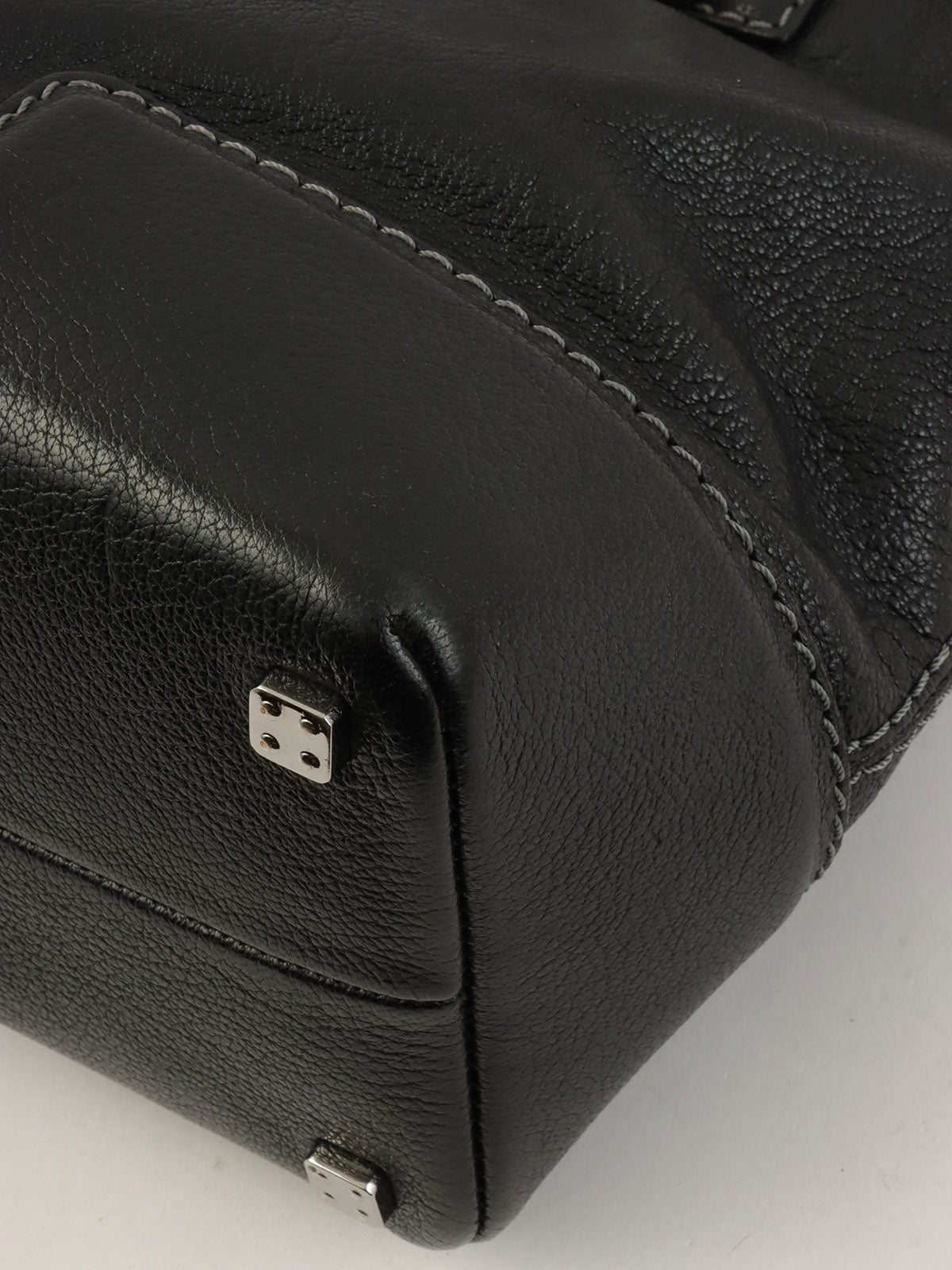 Anagram Pattern Handbag in Black