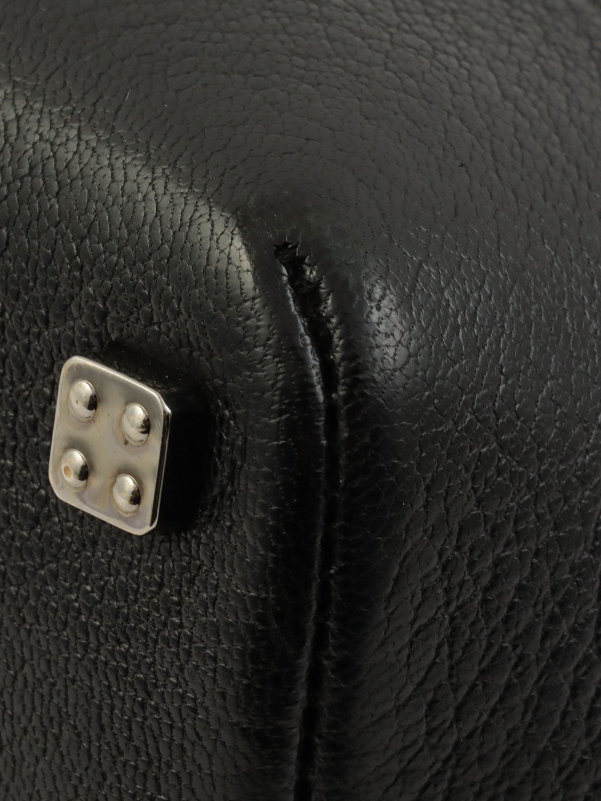 Anagram Pattern Handbag in Black