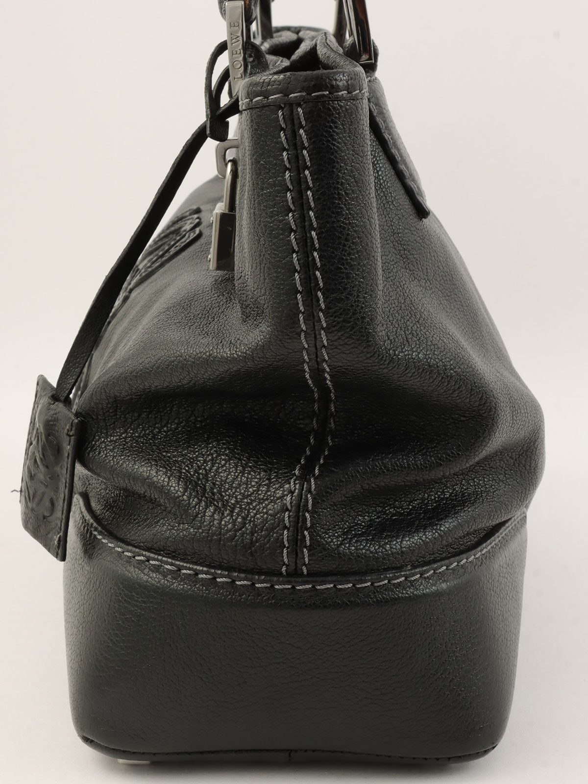 Anagram Pattern Handbag in Black