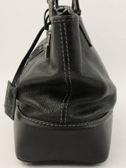 Anagram Pattern Handbag in Black