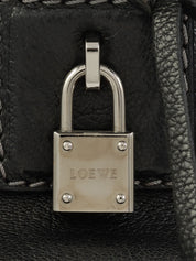 Anagram Pattern Handbag in Black