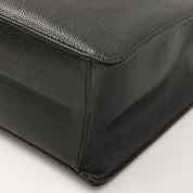 Circa 1998 Caviar Skin CC Turnlock Tote Bag Black