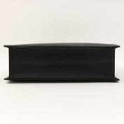 Circa 1998 Caviar Skin CC Turnlock Tote Bag Black