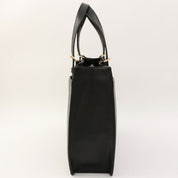 Circa 1998 Caviar Skin CC Turnlock Tote Bag Black