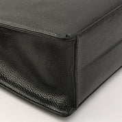 Circa 1998 Caviar Skin CC Turnlock Tote Bag Black