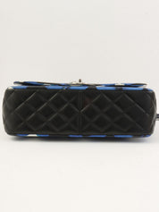 Airline Classic Flap Chain Bag Jumbo, Blue/Multi, circa 2016