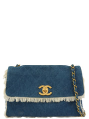 1992年頃製 デニムCCターンロックチェーンショルダーバッグ インディゴ