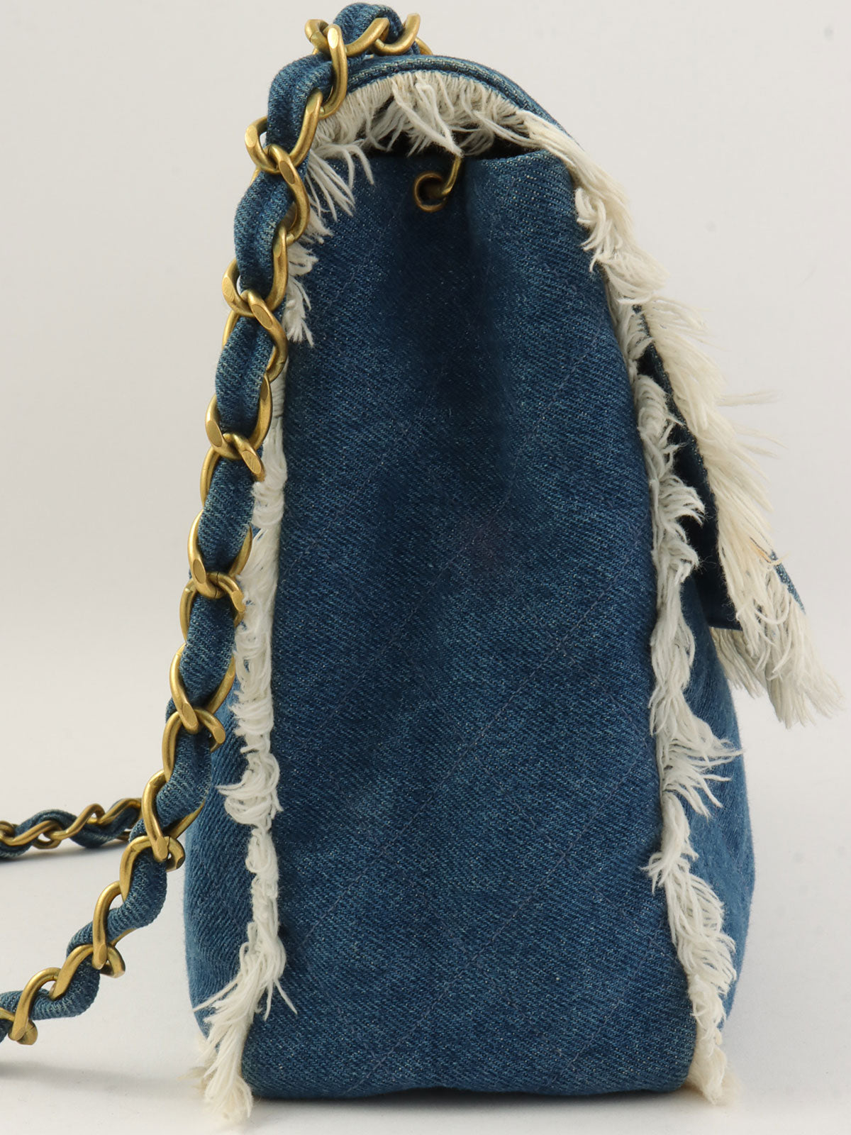 1992年頃製 デニムCCターンロックチェーンショルダーバッグ インディゴ