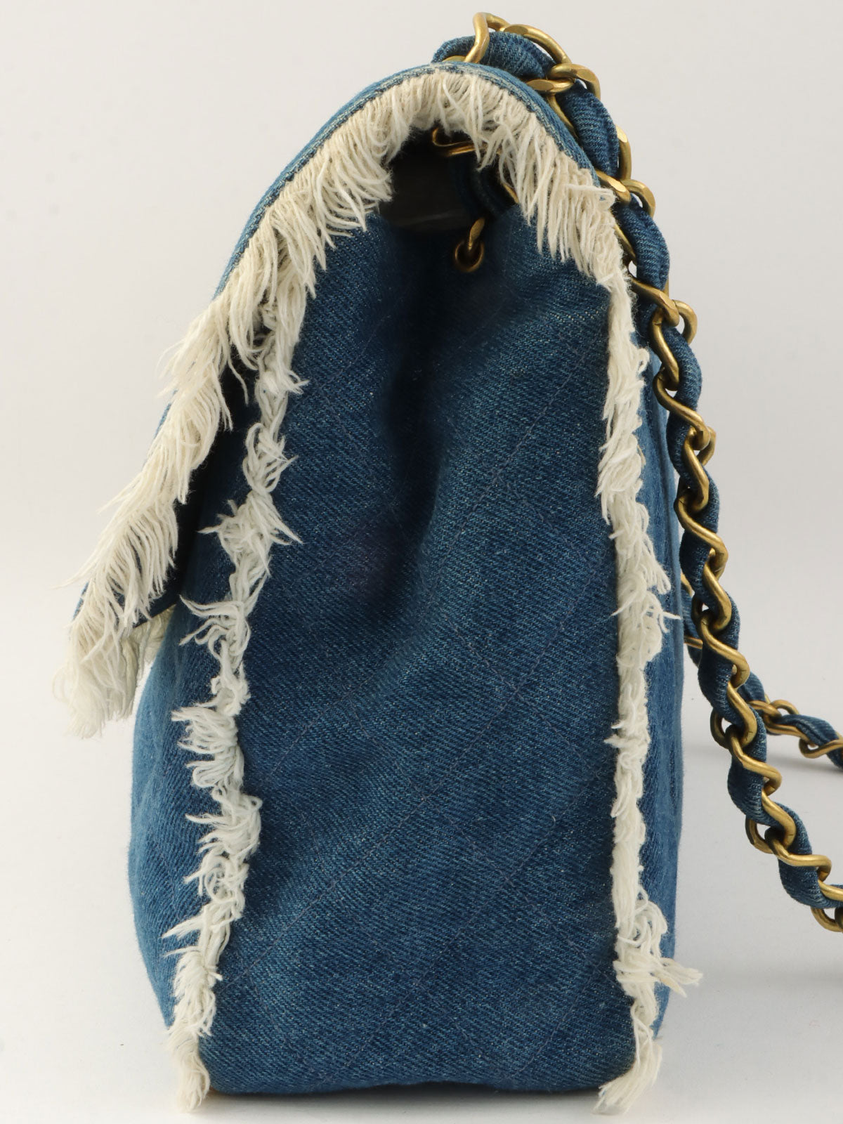 1992年頃製 デニムCCターンロックチェーンショルダーバッグ インディゴ