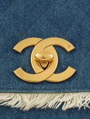 1992年頃製 デニムCCターンロックチェーンショルダーバッグ インディゴ